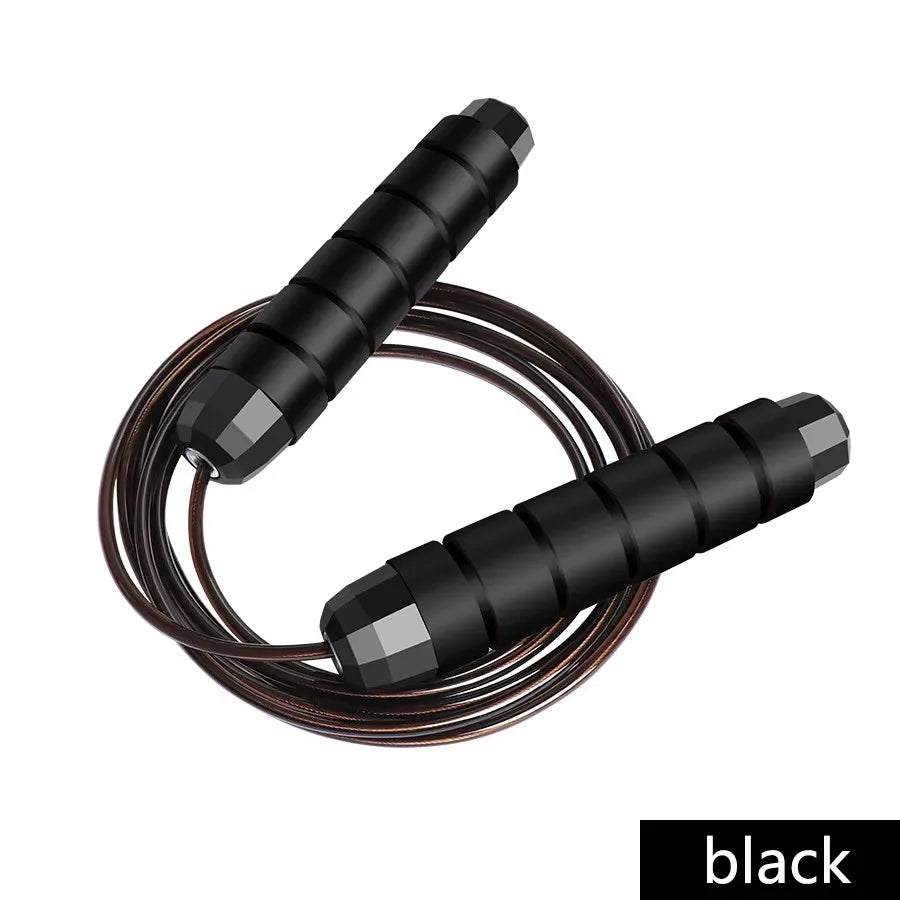 Cuerda para Saltar de Alambre de Acero, Ejercicio de Saltos, Ajustable, Entrenamiento de Fitness, Equipo Deportivo para Casa, Sin Enredos, Estudiantes
