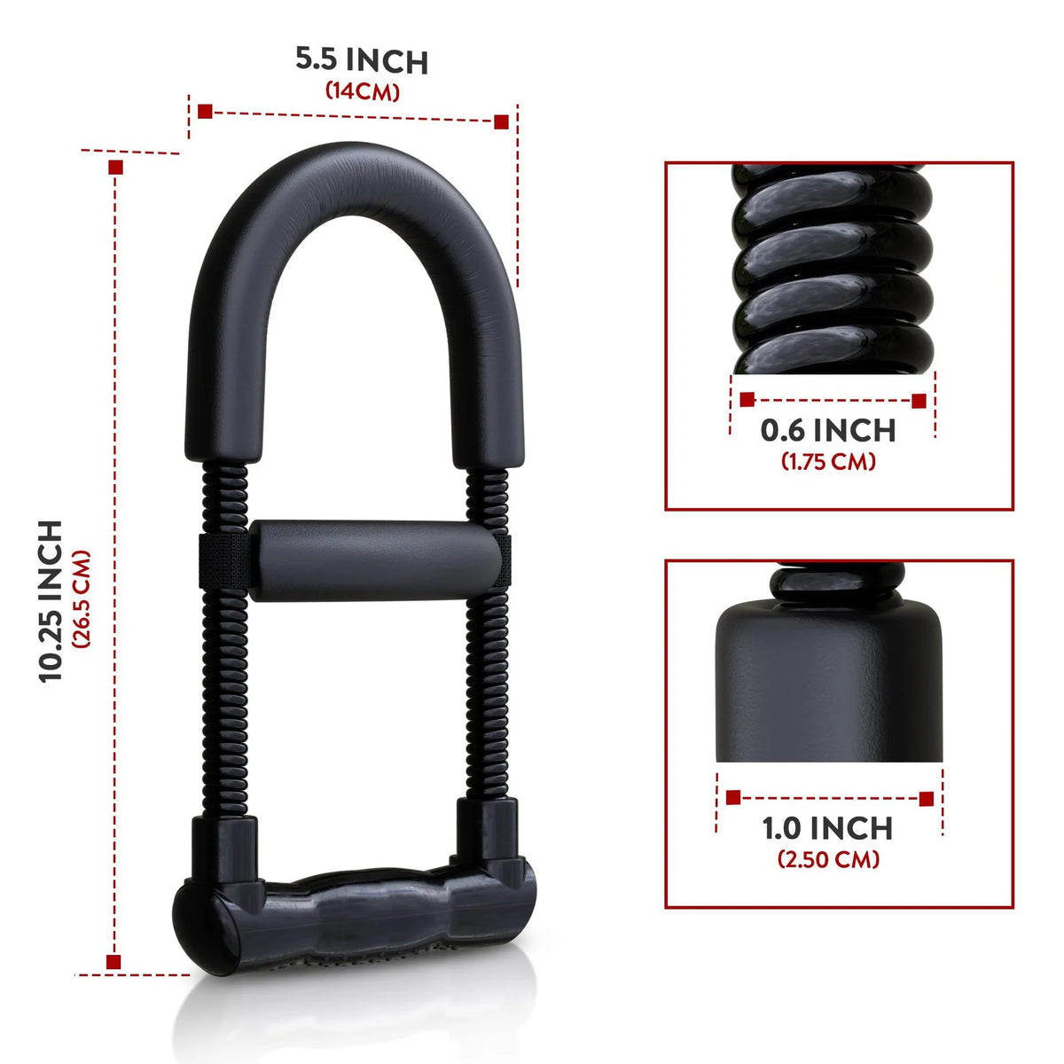 Entrenador de Fuerza de Agarre Ajustable para Muñeca y Dedos, Ejercitador de Mano, Fortalecedor de Agarre, Kit de Expansor para Construcción de Músculo y Recuperación de Lesiones