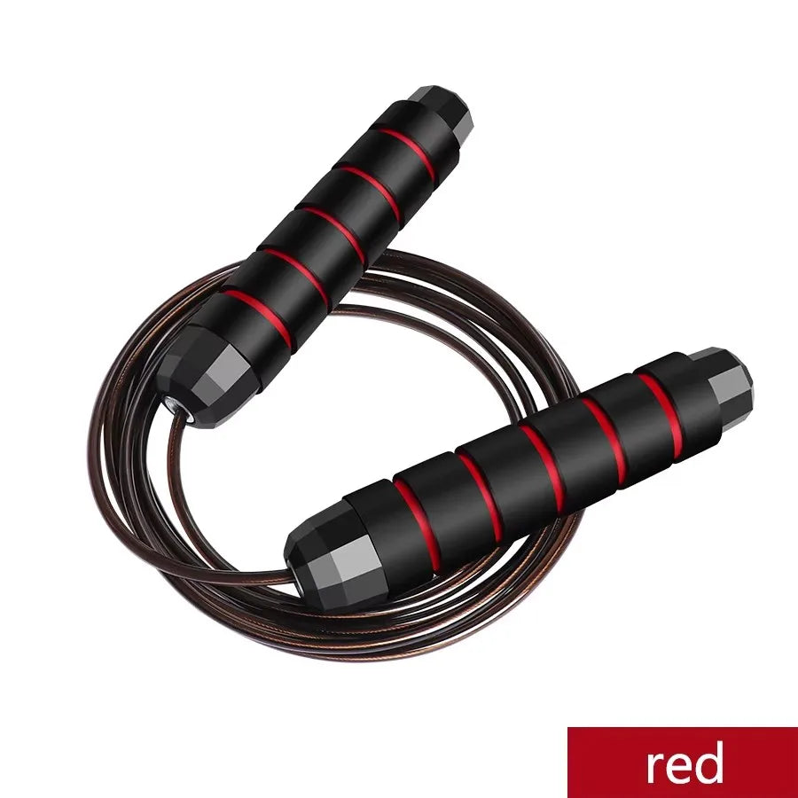 Cuerda para Saltar de Alambre de Acero, Ejercicio de Saltos, Ajustable, Entrenamiento de Fitness, Equipo Deportivo para Casa, Sin Enredos, Estudiantes
